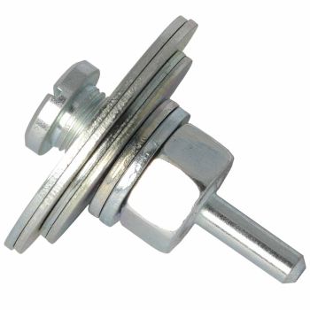 Aufnahmedorn für 76-100mm Schaft Ø 6,0mmGewinde Ø12,7mm, Gewindelänge 25mm