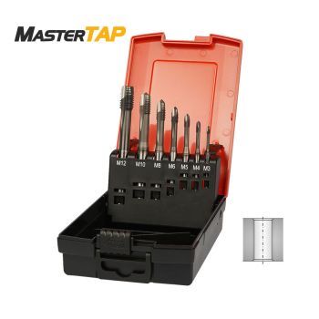 Master Tap Gewindebohrer Set Durchgangsloch M3-M12HSS-E-PM / B / HL / DIN 371 / 6HX