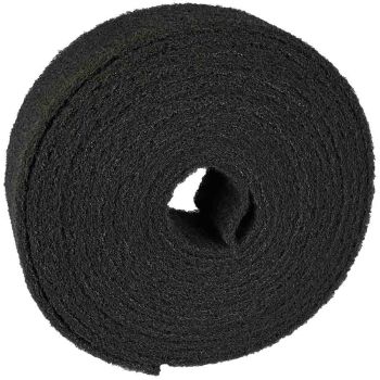 Handbearbeitungsvlies 100mm x 10m S-mediumschwarz glänzend