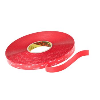 Doppelseitiges Acrylat-Klebeband 19 mm x 33 mStärke 1,0mm, hochtransparent