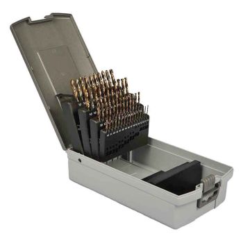 HSS-Co Spiralbohrer im Satz 6151B DIN338Typ NF 5xD / 1,0-5,9 / 0,1 steigend