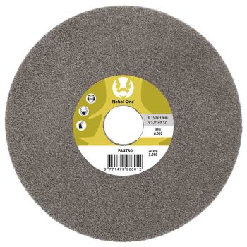 Rebel One Ø 150x13x25,4mm  A/O Härte 3verpresste Kompaktscheibe 3.000-6.000 RPM VE/3 Stk