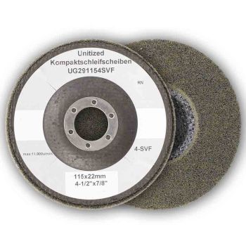 Verpreßte Kompaktscheiben Unitized konisch 115x224S-very fine Glasfaserteller