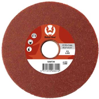 Rebel One Ø 150x4,2x25,4mm ZK Härte10verpresste Kompaktscheibe 5.500-8.000 RPM