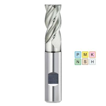 VHM HPC Schaftfräser Genius Ø 164 Zähne / ER0,3 / 16x32x92x16h6, D3/L3=15,7/44