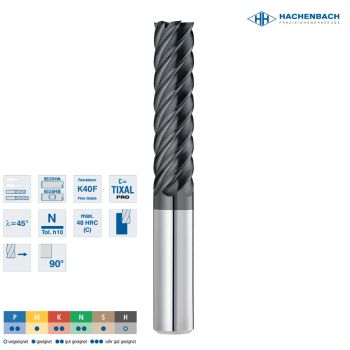 VHM Feinschlichtfräser Ø 86 Zähne / 8x19x63x8h5 / 6535HA