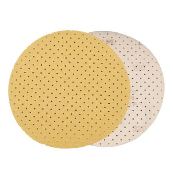 Hookit Klettscheibe Superpad P 150mm K320ganzflächige Perforation gold