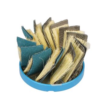 COSTA LOCK Topfbürste Ø 80mm Ceramic-A/O K60Einfachbelegung Belegungswinkel 30° (blau)