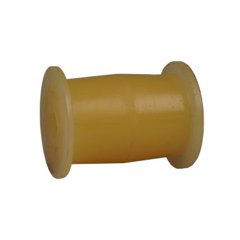 Vulkollanrolle Ø 60x100x19mm mit Vulkollanrandmit 2 Keilnuten