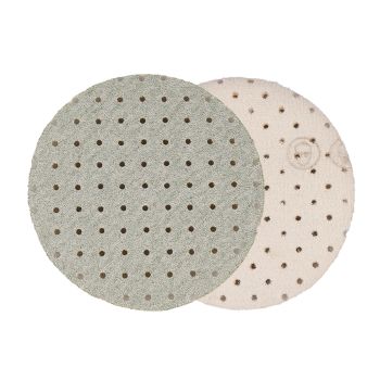 Abrafilm Pad Zirkon Folienträger Ø 75mm Z120nass und trocken einsetzbar,ganzflächig perforiert