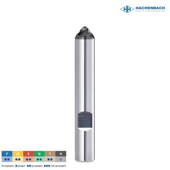 VHM Entgratfräser spiralisiert 90° Ø 104 Zähne / 90° 3/10x3,5x72x10h5 / 6535HB