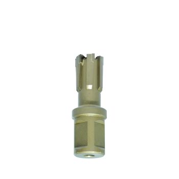 HM-bestückter Kernbohrer HARDOX 25 Ø 14mmWeldonschaft 19mm 3/4 Nutzlänge 25mm