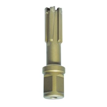 HM-bestückter Kernbohrer HARDOX 50 Ø 14mmWeldonschaft 19mm 3/4 Nutzlänge 50mm
