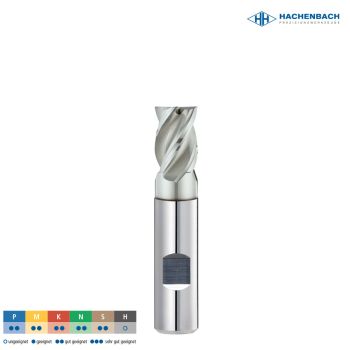 VHM HPC Schaftfräser Genius Ø 10 short4 Zähne / ER0,3 / 10x14x66x10h6
