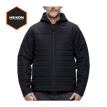 12 V Akku-Heiz-Steppjacke Herren schwarz - SM12HPJBL3 - ohne Akku u. Ladegerät