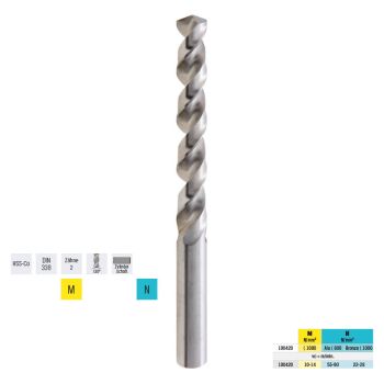 Spiralbohrer HSS-Co INOXDIN 338/VA    1,00mm PREMUS