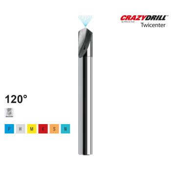 MIKRON CrazyDrill Twicenter 120°0,50mm