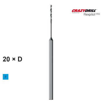 MIKRON CrazyDrill Flex Steel 20 x d, uncoated0,10mm