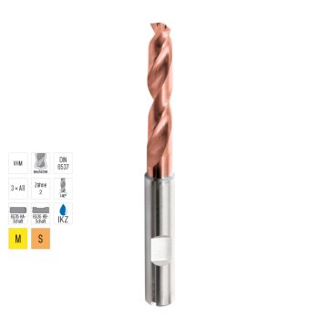 Bohrer VHM TiAlN 3xD IK INOXDIN6537 HA    2,00mm PREMUS-GP