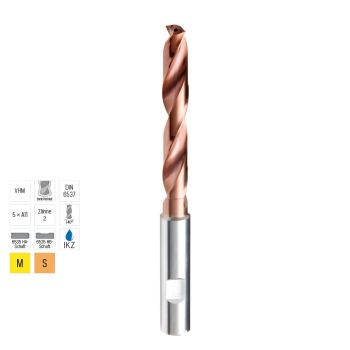 Bohrer VHM TiAlN 5xD IK INOXDIN6537 HA    2,00mm PREMUS-GP