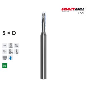 MIKRON CrazyMill Cool Square 5 x d0,30mm  - Z2 - Type C