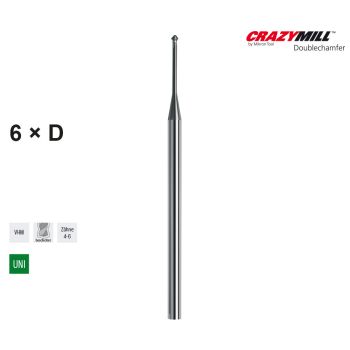 MIKRON CrazyMill Doublechamfer 6 x d0,90mm