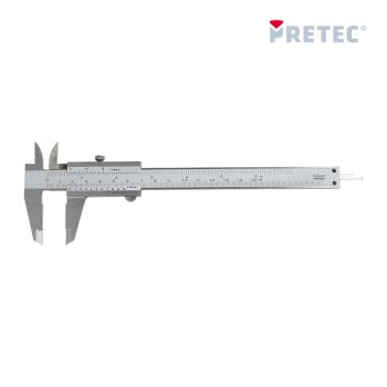 Taschenmessschieber rostfrei150x 40mm Feststell. PRETEC