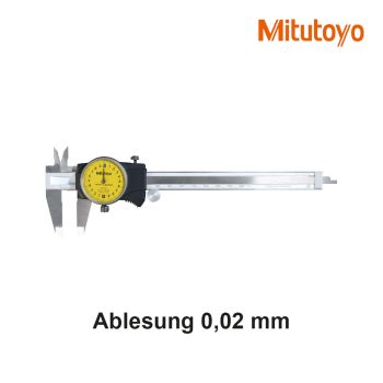 Uhrmessschieber rostfrei150x40mm, 0,02mm      MITUTOYO