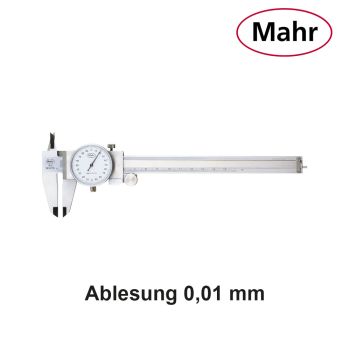 Uhrmessschieber 16 U150x40 mm, 0,01 mm, im Etui  MAHR