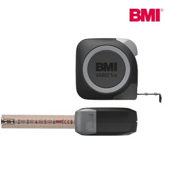 Taschen-Rollbandmaß VARIO Rrostfrei, 2M, Kst.-Gehäuse BMI