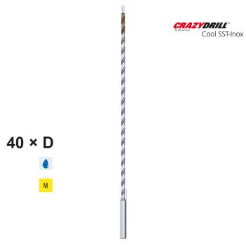 MIKRON CrazyDrill Cool SST-Inox 40 x d2,00mm