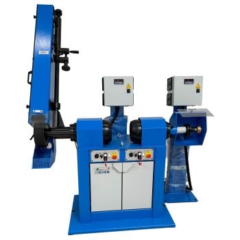 Teleskopband- und Poliermaschine mit 2 Motoren4,4 kW, - 400 Volt