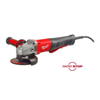 Winkelschleifer Ø 125, 1250 W-PROTECTOR-Motor12.000 U/min - AGV13-125XSPDEB, Rapid STOP