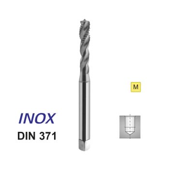 Tap Inox Maschinengewindebohrer M 8HSS-E / C / DIN 371 / 6H / RSP40 / Typ VA