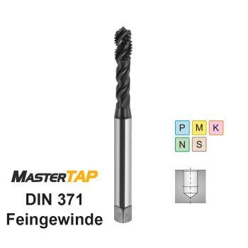 Master Tap - Hochleistungsgewindebohrer M 10x1HSS-E-PM / C / HL / DIN 371 / 6HX / RSP45