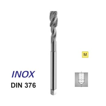 Tap Inox Maschinengewindebohrer M 12HSS-E / C / DIN 376 / 6H / RSP40 / Typ VA
