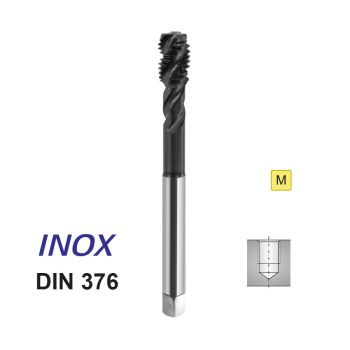 Tap Inox Maschinengewindebohrer M 12HSS-E / C / HL / DIN 376 / 6H / RSP40 / Typ VA