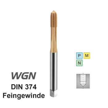 WGN Maschinengewindeformer M 16x1,5HSS-E / C / TiN / DIN 374 / 6HX