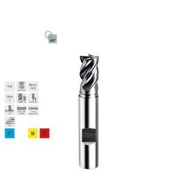 Schaftfräser VHM-TiAlN, UNIDIN6527 HB  4-kz. 10,00 PRETEC