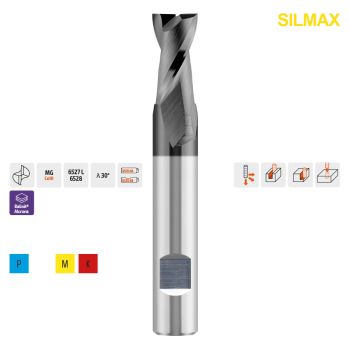 VHM Schaftfräser UNI Typ 806SW, Ø 10,0mmZ2 / HB-Schaft Ø10mm / L=72mm / l=19mm