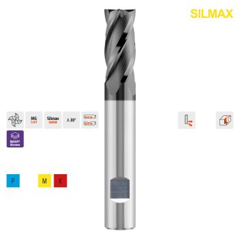 VHM Schaftfräser UNI Typ 856SW, Ø 10,0mmZ4 / HB-Schaft Ø10mm / L=72mm / l=22mm