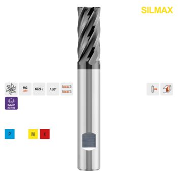VHM Schaftfräser UNI Typ 861SW, Ø 10,0mmZ6 / HB-Schaft Ø10mm / L=72mm / l=22mm