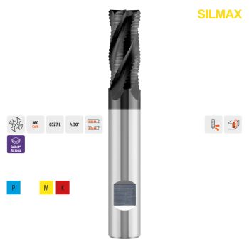 VHM Schruppfräser UNI Typ 871SW, Ø 10,0mmZ4 / HB-Schaft Ø10mm / L=72mm / l=22mm