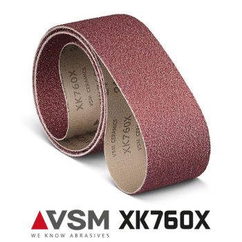 Ceramic Schleifband 120x4000 K80XK760X für Stahl